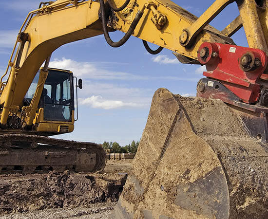 Excavator Stock Photo
