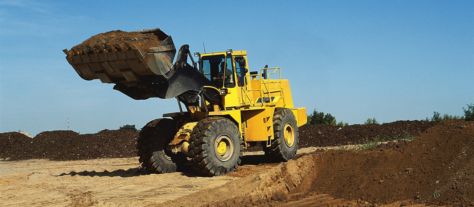 Wheel Loader Stock Photo